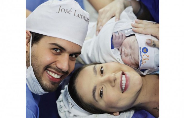 Virginia, Zé Felipe e José Leonardo Foto: Reprodução Instagram 