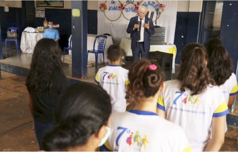 Presidente do TJTO entrega equipamentos para escola no setor São Miguel, em Araguaína Fotos - Rondinelli Ribeiro/TJTO // Efeito: Cícera Maria