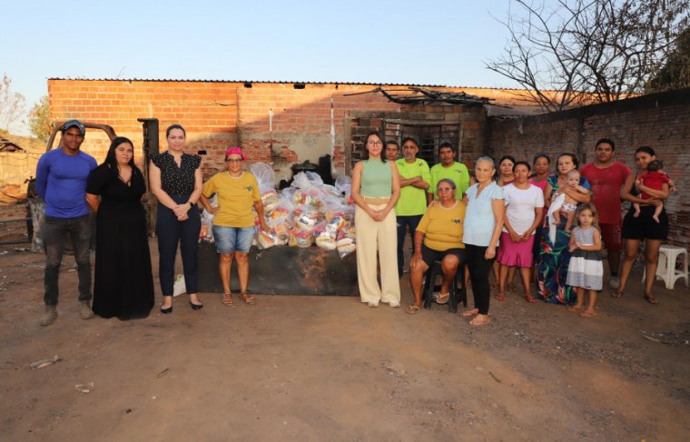 Primeira-dama e secretária Extraordinária de Participações Sociais, Karynne Sotero envia doações  à Ascampa Foto: Lois Maria/Governo do Tocantins