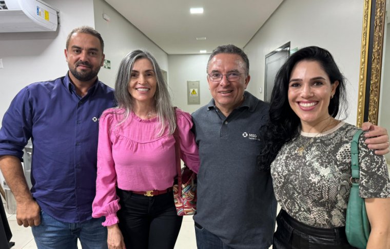 Júnior Maranhão, Marta Rezende, Josely Sobrera, Ana Carolina Siqueira Foto: CCMNC