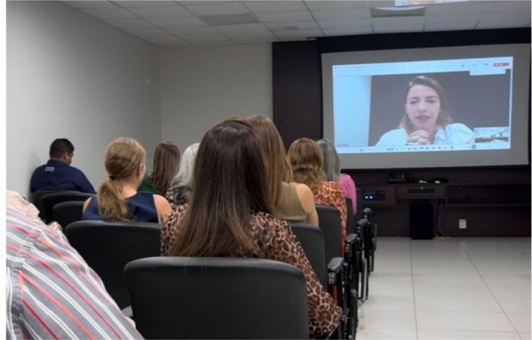 Palestra on-line da diretora da Unidade de Negócios de Ruminantes da MSD no Brasil, Laura Villarreal Foto: CCMNC