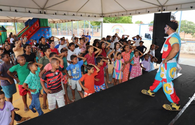 Caravana da Alegria no Povoado Floresta em Paranã Foto: Loise Maria/Governo do Tocantins