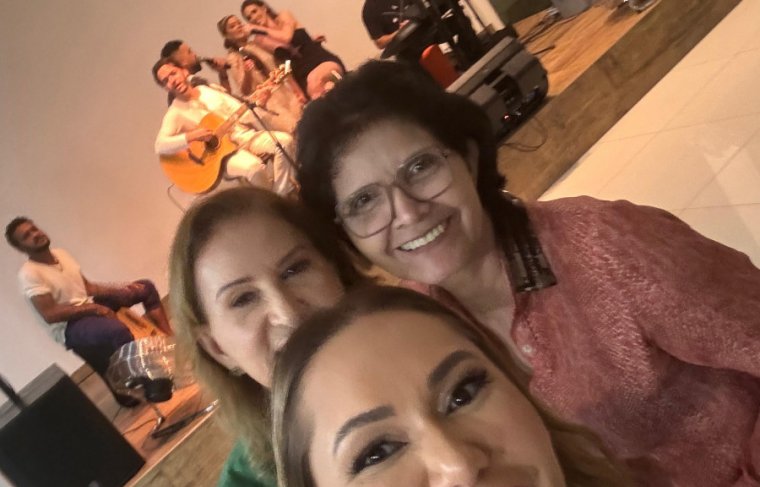 Selfie Luana, Salvina e Cícera 