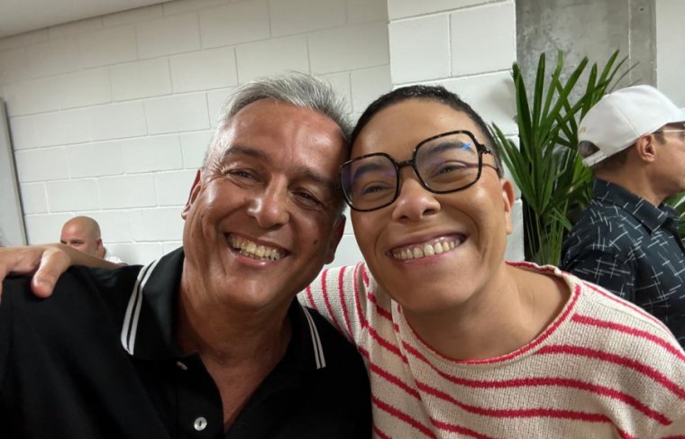 Paulinho Gomes e Maria Gadú Foto: Álbum de Família