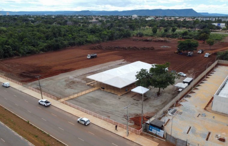 Local de construção do HOSPITAL DA MULHER E MATERNIDADE ESTADUAL EM PALMAS 