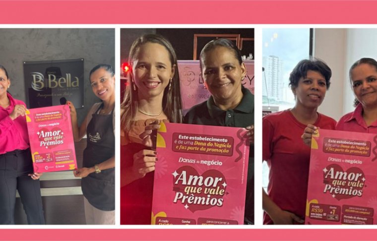 Audila Pereira com Silvania Andrade (esq. p/ dir.), Ana Paula Souza e Marisa Rosa 