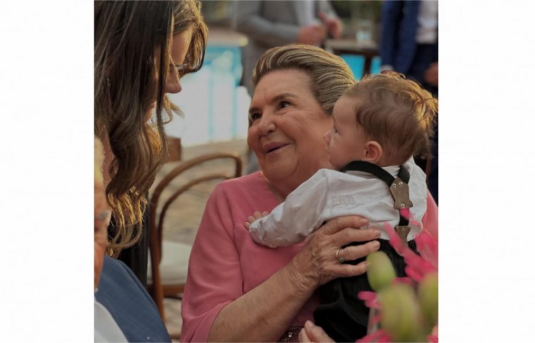 Therezinha, Mariana e Lucca Foto: Álbum de Família