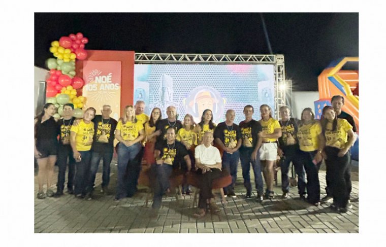 Noé e filhos e filhas Foto: Álbum de Família