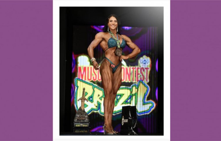Saionara Rebelo Foto: Giba Jr./Musclecontest / Reprodução Internet