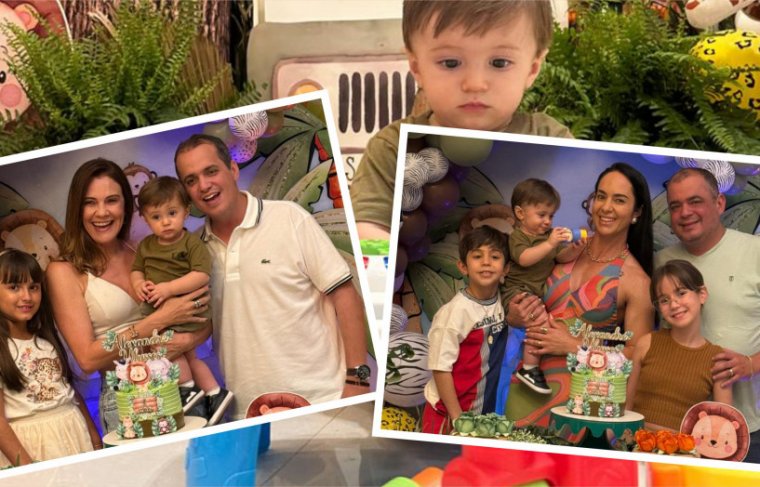 Vanessa, Israel, Renata, Raul, Nathi e Raul Filho Foto: Álbum de família 