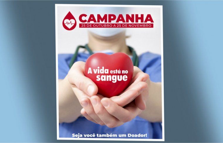 Campanha A vida Está no Sangue - Foto: Arte Marcelo para Ci-Comunica