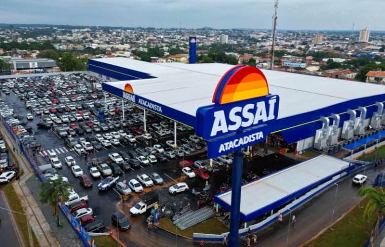 Vista aérea Assai Atacadista Araguaína Foto: divulgação Ascom Assaí