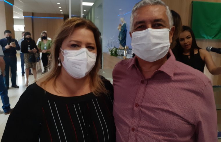 Dra. Rosânia Polizelli e diretor técnico, dr. Arnaldo Alves Nunes - Foto: Cícera Maria  