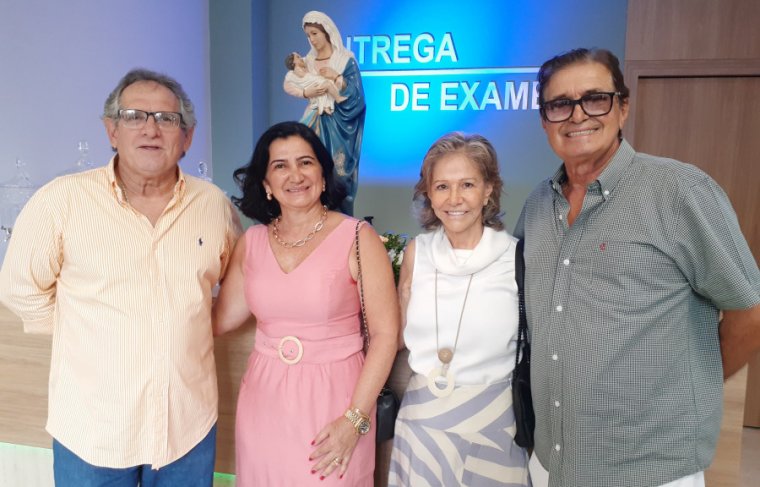 Dr. Valtércio Pereira, Sandra, Maria Lúcia e Osvaldo Borges - Foto: Cícera Maria //Arte Cícera Maria