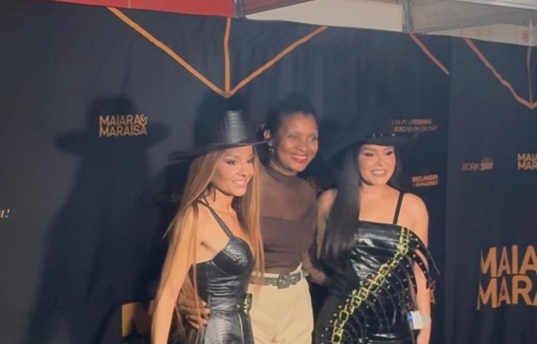 Maiara e Maraisa e Jhoilly Silva do FC Mem Maranhão. 