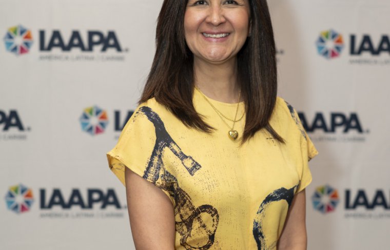 Paulina Reyes, Vice-Presidente e Diretora Executiva da IAAPA para a América Latina e o Caribe. 