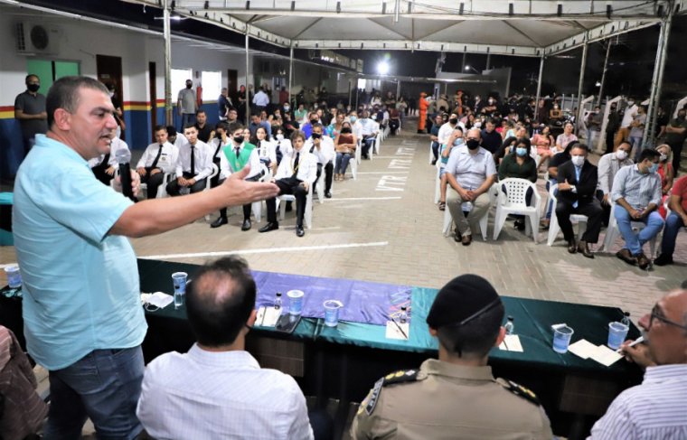 Prefeito Wagner Rodrigues inaugura sede da Guarda Municipal de Araguaína -  Foto: Marcos Filho/Ascom Prefeitura de Araguaína  -