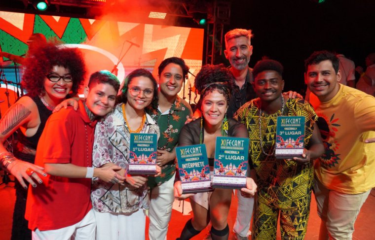 Vencedores do XI Fecant Nacional, em 2025.  Foto: El Elyon Machado /Divulgação