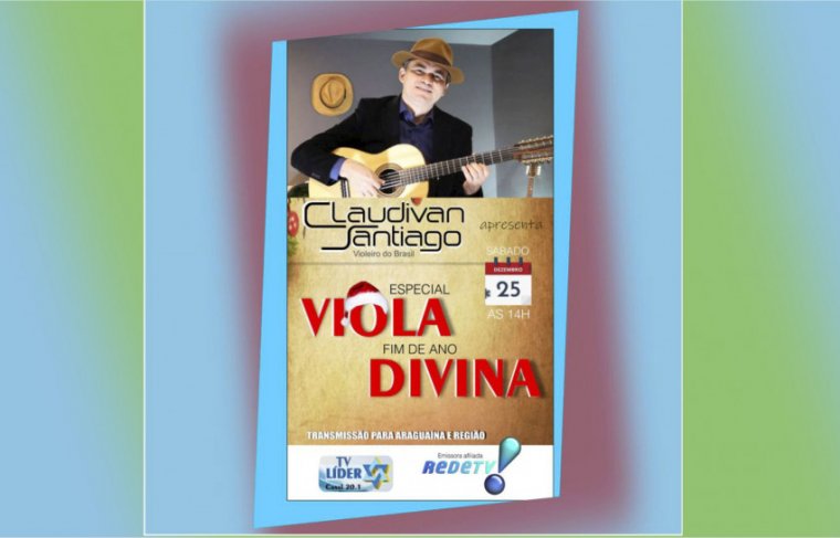 Claudivan Santiago - Viola Divina - Foto: Reprodução / Efeitos: Cícera Maria