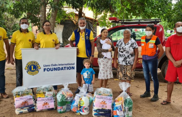 Lions Clube de Araguaína e Sicredi Palmas leva ajuda ao Bico do Papagaio - Divulgação // CBTO