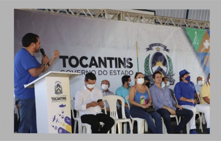 Inauguração de Escola de tempo Integral em Colinas do Tocantins - Reprodução internet // Efeito: Cícera Maria