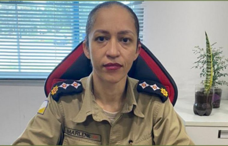 Major Marlene é a primeira mulher a comandar o 1º Batalhão da Polícia Militar do Tocantins - Crédito: Polícia Militar/Governo do Tocantins/Divulgação