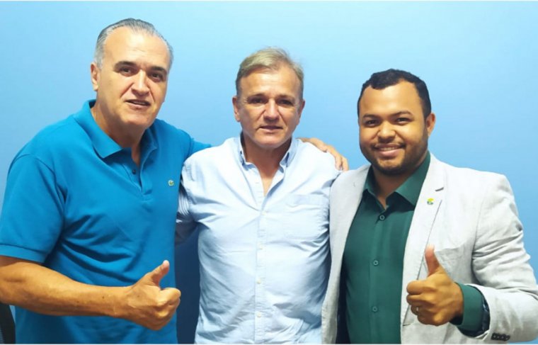 Jorcelino Braga, Siqueira Campos Júnior e Walison Silva  Divulgação 