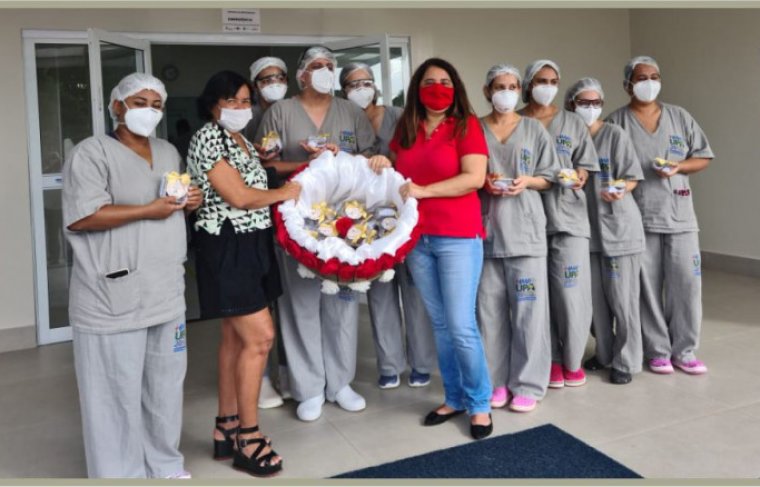 Equipe Hospital Municipal de Campanha de Araguaína - Crédito: Álbum de Família