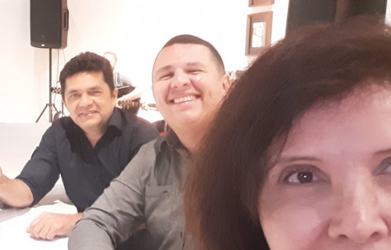 Fernando Almeida, Lucas Lima e Cícera Maria - Selfie CCMNC