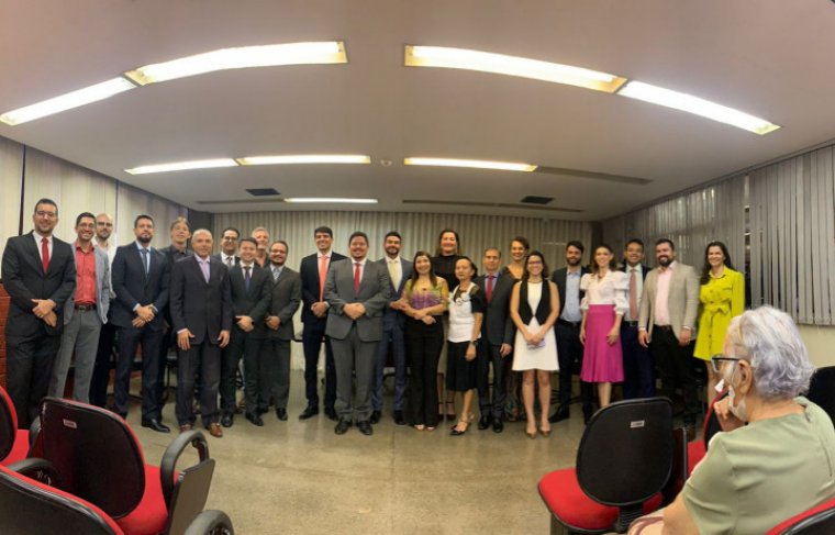 Procuradores do Estado prestigiaram a posse do Dr. Felipe Mansur de Almeida - Foto: Jocyelma Santana/PGETO