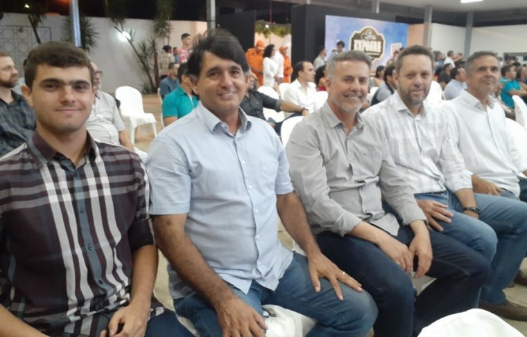 Vinicius Vicente (esq. p/ dir.), Flávio Vicente, Edvando Bessa, Bruno Medrado e Márcio Rezende Foto: Cícera Maria  
