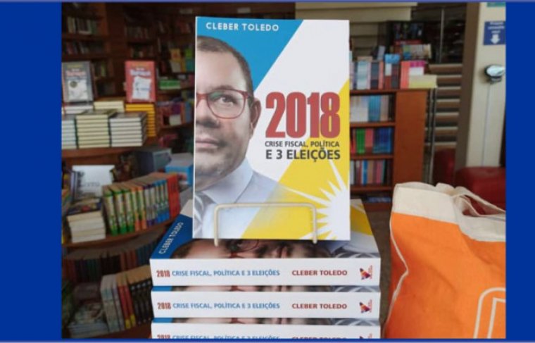 Livro do jornalista Cleber Toledo na GEP e na Leitura, do Capim Dourado e GEP Araguaína e Gurupi - Crédito: Divulgação
