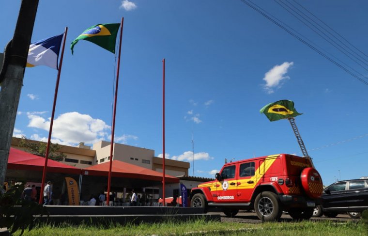 Panorâmica: 2° Batalhão de Bombeiros Militar do Tocantins, em Araguaína.  Foto: Antonio Gonçalves/Governo do Tocantins