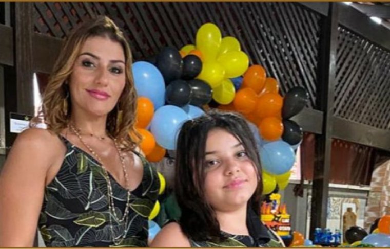Erika Halun - advogada e a filha Maria Fernanda -  Crédito: Álbum de Família