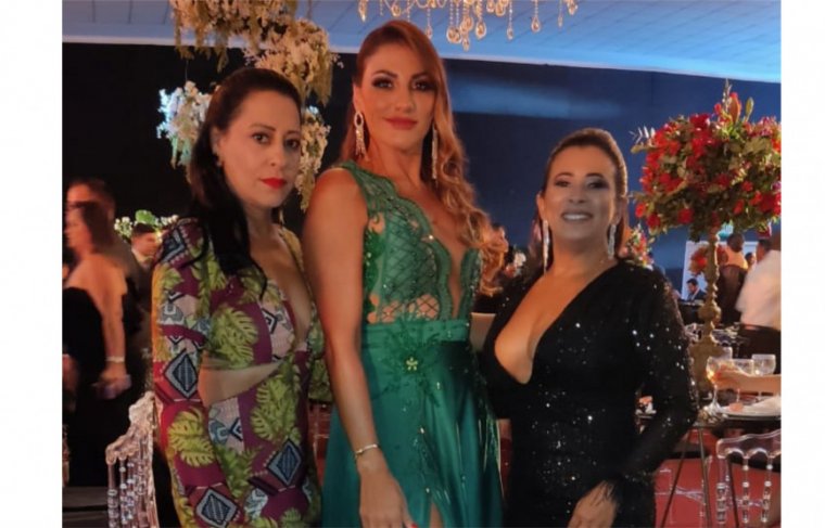 Érika Halun, Vânia Sousa e Ana Paula Carvalho Foto: Reprodução 