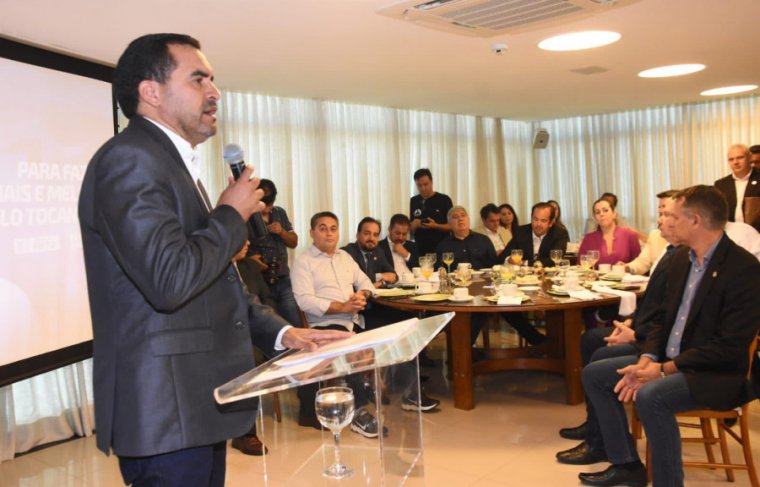 Governador Wanderlei Barbosa no Café na Fieto Foto: Divulgação