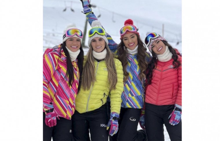 Fernanda Paula Kajozi, Laura Trindade, Victoria Miranda e Kamilla Cintra  Foto: Reprodução 