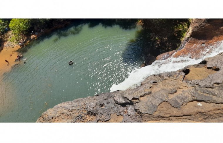 Cachoeira do Ribeirão Manso. Angico / Tocantins Foto: Álbum de Família 