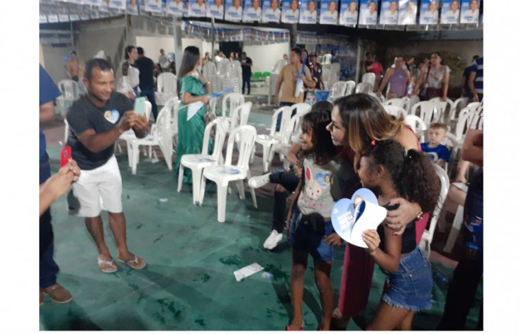 Luana Ribeiro inaugura comitê em Araguaína Foto: Cícera Maria