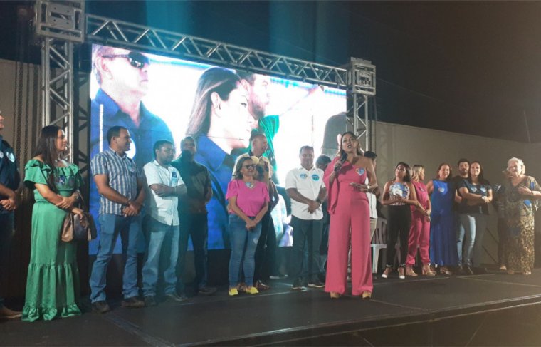 Luana Ribeiro inaugura comitê em Araguaína Foto: Cícera Maria