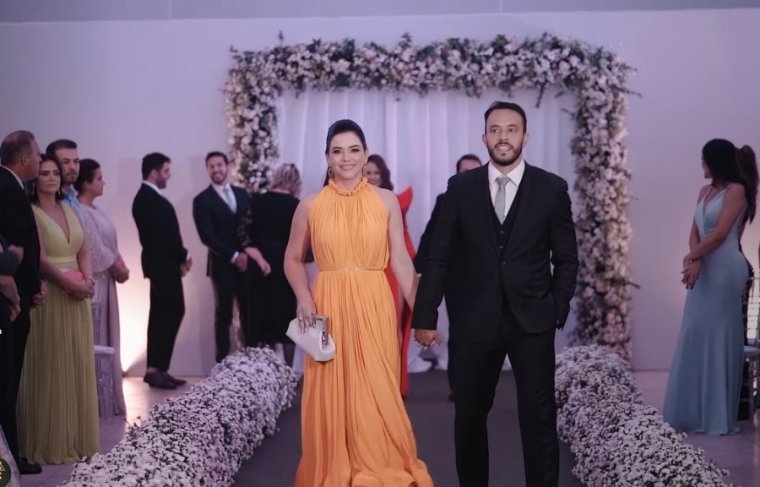 Vânia e João Batista Leal celebram bodas de esmeralda Foto: Reprodução 