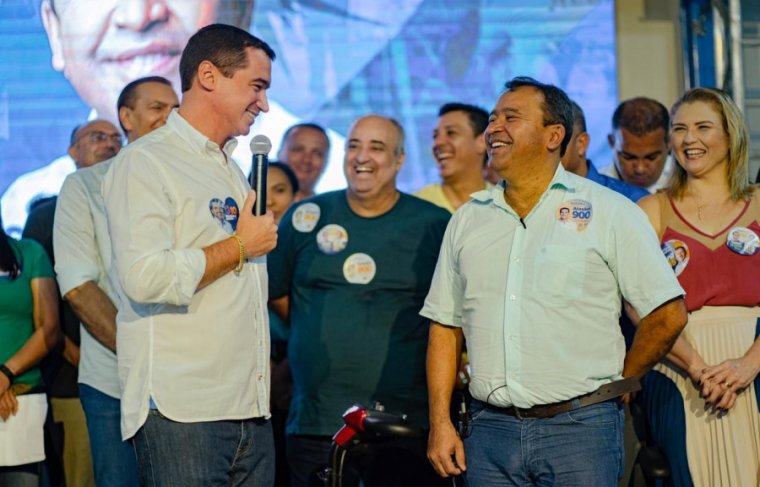 Deputado estadual Elenil da Penha e Alexandre Guimarães Foto: Ascom AL