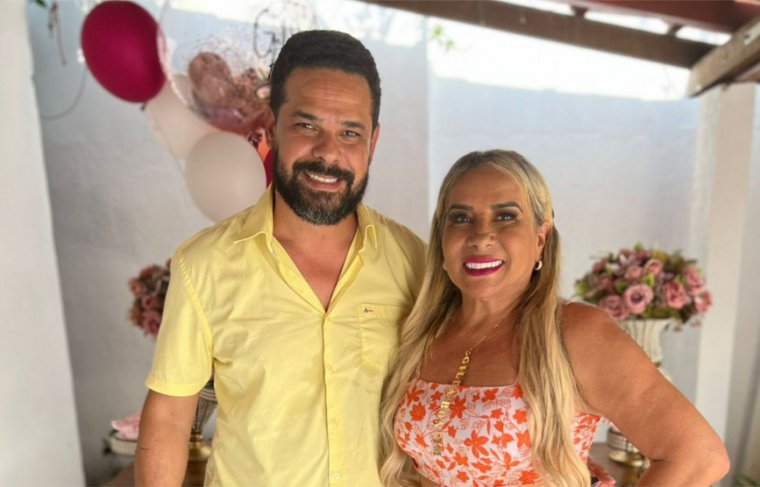 Gilda Bonfim e Thiago Costa Foto: Álbum de Família 