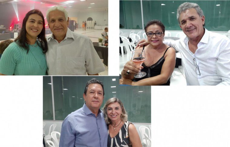 Zilda, Mané Oliveira, Sônia e Silvio Xavier com France e Clênio Boa Ventura Foto: Cícera Maria