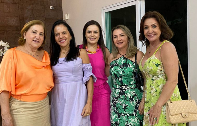 Salvina, Ana, Fernanda, Raimunda e Clenir Foto: Cícera Maria