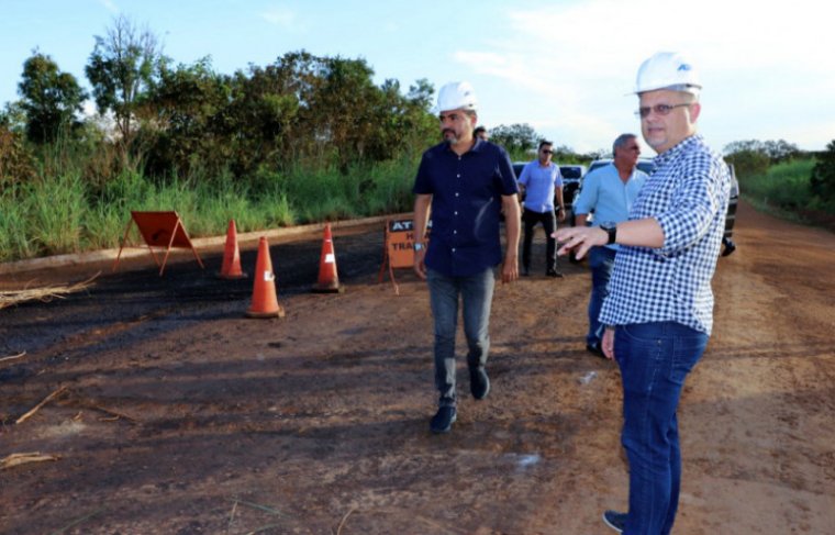 Governador Wanderlei Barbosa vistoria obras de infraestrutura 