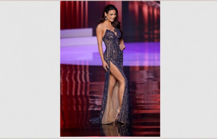 A Miss Brasil Julia Gama, que ficou em segundo lugar no Miss Universo  Crédito: reprodução internet// Rodrigo Varela / GETTY IMAGES NORTH AMERICA / Getty Images via AFP
