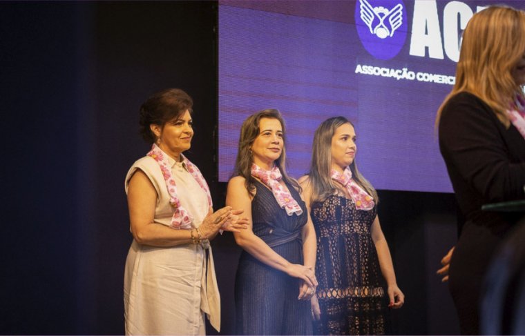 Conselheiras CMEC/ARN: Adriana Araújo (esq. p/ dir.), Sinara Ferrari e Aylle Ribeiro Vaz. Foto: Sebrae