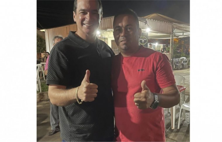 com vereador de Formoso do Araguaia Sebastian da Gráfica Foto: Reprodução 