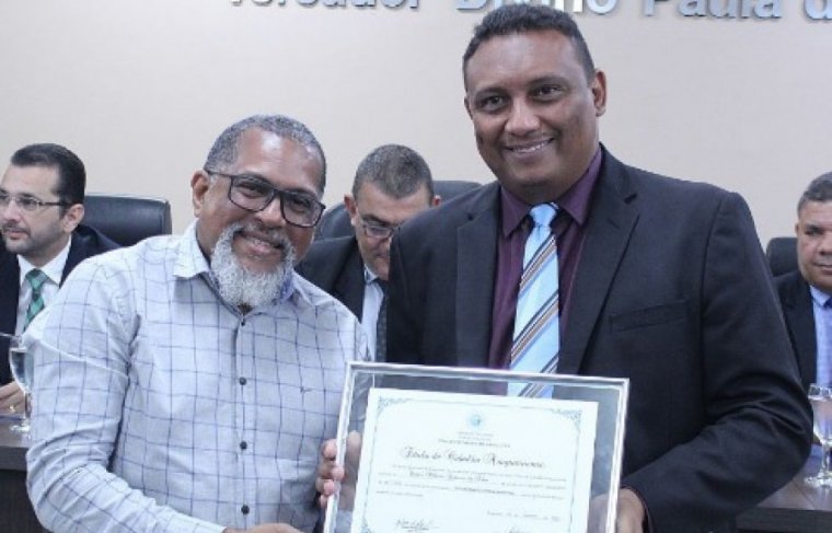  Vereador Geraldo Silva e Carlos Alberto Carneiro da Silva Parente Foto: Reprodução 